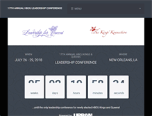 Tablet Screenshot of hbcukingsandqueens.com
